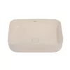 Раковина накладная ABBER Rechteck AC2202MBE светло-бежевая матовая, Выбрать цвет: Бежевый светлый матовый, изображение 3