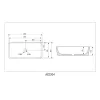 Раковина накладная ABBER Rechteck AC2204 белая, Выбрать цвет: Белый, изображение 4