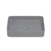Раковина накладная ABBER Rechteck AC2207MG серая матовая, Выбрать цвет: Серый матовый, изображение 2