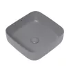 Раковина накладная ABBER Rechteck AC2211MG серая матовая, Выбрать цвет: Серый матовый, изображение 2