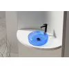 Раковина накладная стеклянная ABBER Glas AK2301DB синяя, Выбрать цвет: Синий, изображение 2