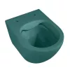 Унитаз ABBER Bequem AC1101MBG подвесной темно-зеленый матовый, безободковый, Выбрать цвет: Темно-зеленый матовый, изображение 8