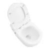 Унитаз ABBER Bequem AC1115P приставной белый с импульсным смывом, изображение 8