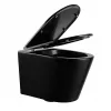 Унитаз ABBER Bequem AC1102MB подвесной черный матовый, безободковый, Выбрать цвет: Черный матовый, изображение 5
