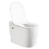 Унитаз ABBER Bequem AC1114P приставной белый с импульсным смывом, изображение 2