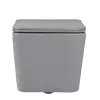 Унитаз ABBER Rechteck AC1201MG подвесной серый матовый, безободковый, Выбрать цвет: Серый матовый, изображение 6