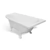 Ванна из литьевого мрамора Эстет Венеция 170x80 правая на ножках "Бронза", изображение 5