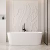 Ванна из искусственного камня ABBER Stein AS9617 белая матовая 170*75, изображение 5