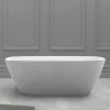 Ванны: Ванна из искусственного камня ABBER Stein AS9612-1.7 белая матовая 170*70 1 в магазине Акватория
