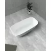 Ванна из искусственного камня ABBER Stein AS9612-1.7 белая матовая 170х72, изображение 9