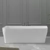 Ванны: Ванна из искусственного камня ABBER Stein AS9616 белая матовая 170*80 1 в магазине Акватория