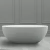 Ванны: Ванна из искусственного камня ABBER Stein AS9624-1.5 белая матовая 1 в магазине Акватория