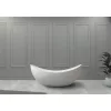 Ванна из искусственного камня ABBER Stein AS9633 белая матовая 180*80, изображение 10