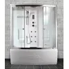 Душевая кабина  прямоугольная Timo LUX  T-7750/7770 высокий поддон, Выбрать размер: 150x88, Внешний вид: маленькое зеркало, изображение 3