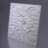 Строительные материалы: Панель гипсовая 3D ARTPOLE EX-MACHINA A //platinum/глянец/мат 1 в магазине Акватория