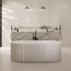 Ванна из искусственного камня ABBER Stein 170х75 белая матовая, изображение 7