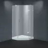 Душевое ограждение TIMO BY-839 F матовое стекло с поддоном, Выбрать размер: 80x80, изображение 2