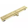 Желоб линейный  ESBANO M-RAIN-60/70/80SG матовый золотой, Выбрать цвет: Матовый золотой, Выбрать размер: 600