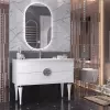 Мебель для ванной: Тумба с раковиной  напольная OPADIRIS Ибица-120 Белый/Хром 1 в магазине Акватория