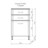 Комод Style Line ТН 500 (3 ящ.), изображение 5