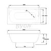 ВАННА чугунная BYON 13M - 180*80, изображение 7