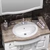 Мебель для ванной: Мрамор столешница Лаура 100 Дайна Реале без раковины	 1 в магазине Акватория