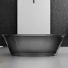 Ванны: Прозрачная ванна ABBER Kristall AT9707Onyx черная 1 в магазине Акватория