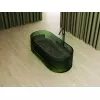 Ванна из полиэфирной смолы  ABBER Kristall AT9708Emerald зеленая прозрачная, Выбрать цвет: Зеленый, изображение 3