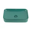 Раковина накладная ABBER Rechteck AC2204MBG зеленая матовая, Выбрать цвет: Зеленый, изображение 3