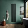Дизайн-радиатор Secado Бергамо плюс 10  электрический L/R черный матовый, Выбрать размер: 53х100, Ориентация: левая, изображение 2