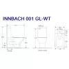 Унитаз компакт WW INNBACH 001 GL-WT, изображение 2
