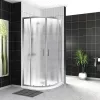 Душевые ограждения: Душевой уголок BelBagno UNO-195-R-2-100-CH-CR 1 в магазине Акватория