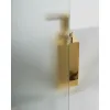 Душевой уголок BelBagno UNIQUE-AH-2-100/115-75/90-P-Cr, Цвет стекла: Матовое рифленое, Цвет профиля: Хром, изображение 4