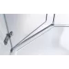 Душевой уголок BelBagno KRAFT-P-1-/C-Cr-L/R, Цвет стекла: прозрачное, Цвет профиля: Хром, Выбрать размер: 100х100, Ориентация: левый, изображение 3