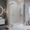 Душевые ограждения: Душевой уголок BelBagno UNO-195-AH-2/C-Cr 1 в магазине Акватория