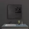 Зеркало со встроенной подстветкой и подогревом ESBANO ES-3803 черный, Цвет профиля: Черный, Выбрать размер: 80х80, изображение 2
