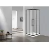 Душевое ограждение ESBANO ESF-90/100KV-B  без поддона, Цвет профиля: Черный, Выбрать размер: 90х90, изображение 2