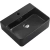 Раковина накладная ESBANO  "CIRCON-52" (matt black), Выбрать цвет: Черный матовый, изображение 3