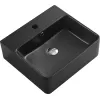 Раковина накладная ESBANO  "CIRCON-46" (matt black), Выбрать цвет: Черный матовый, изображение 3