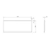 Боковая панель для акриловой ванны CEZARES PLANE_DUO-145-SP-L-W37, изображение 2