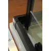 Душевой уголок CEZARES ECO-O-A-2-C-NERO, Цвет стекла: прозрачное, Цвет профиля: Черный, Выбрать размер: 100х100, изображение 7