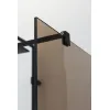 Душевая перегородка CEZARES LIBERTA-L-1-BR-NERO, Цвет стекла: бронза, Цвет профиля: Черный, Выбрать размер: 100, изображение 4