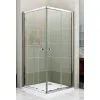 Душевой уголок CEZARES PRATICO-A-2-C-Cr, Цвет профиля: Хром, Выбрать размер: 100х100, изображение 2