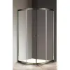 Душевой уголок CEZARES GIUBILEO-R-2-SCORREVOLE-C-Br, Цвет стекла: прозрачное, Цвет профиля: Бронза, Выбрать размер: 80х80, изображение 2