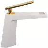 Смеситель на раковину (белый/золото) Bronze De Luxe A919W, изображение 4