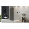 Душевая перегородка универсальная LIBERTA-L-1-TB-100-GR-Cr, Цвет стекла: тонированное, Цвет профиля: Хром, Выбрать размер: 100, изображение 2
