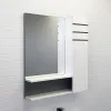 Мебель для ванной: Зеркало-шкаф Comforty Нарва-70-2 белый матовый 1 в магазине Акватория