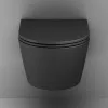 AM.PM  Func подвесной унитаз 54 см FlashClean с сиденьем микролифт, черн мат, изображение 7