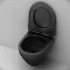 AM.PM Spirit V2.0 подвесной унитаз FlashClean с сиденьем микролифт, черн мат, изображение 6