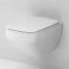 Унитаз подвесной AM.PM Inspire 2.0  безободковый с сиденьем микролифт, белый матовый, изображение 3